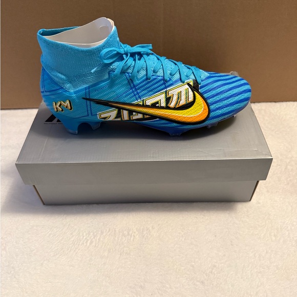 Nike Mercurial Superfly 9 Elite KM FG Size 9 US Mbappe Soccer Cleats - Picture 2 of 7